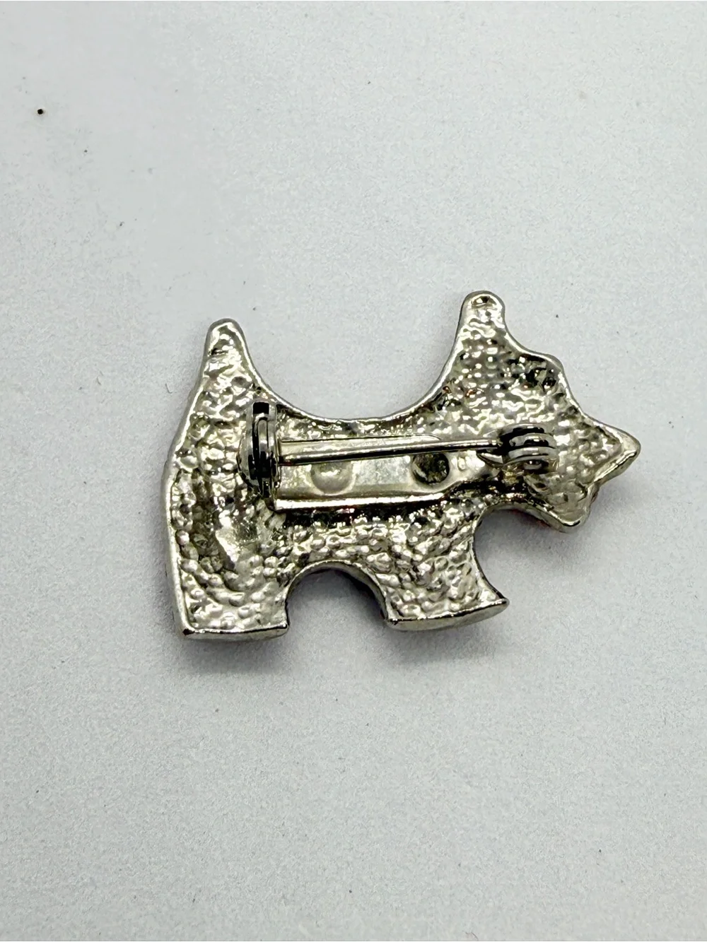 Scottie Dog Brooch Pink Rhinestone  Scottish Terrier Pin Kawaii Puppy Jewelry